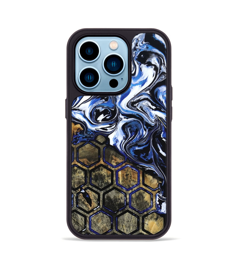 iPhone 14 Pro Wood Phone Case - Leisa (Pattern, 818416)