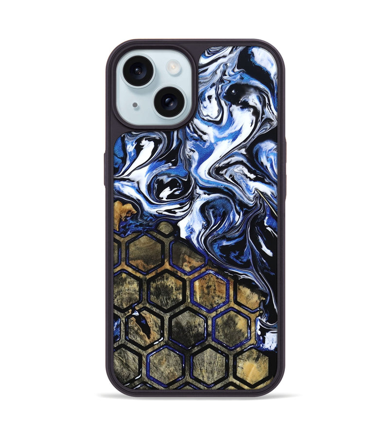 iPhone 15 Wood Phone Case - Leisa (Pattern, 818416)