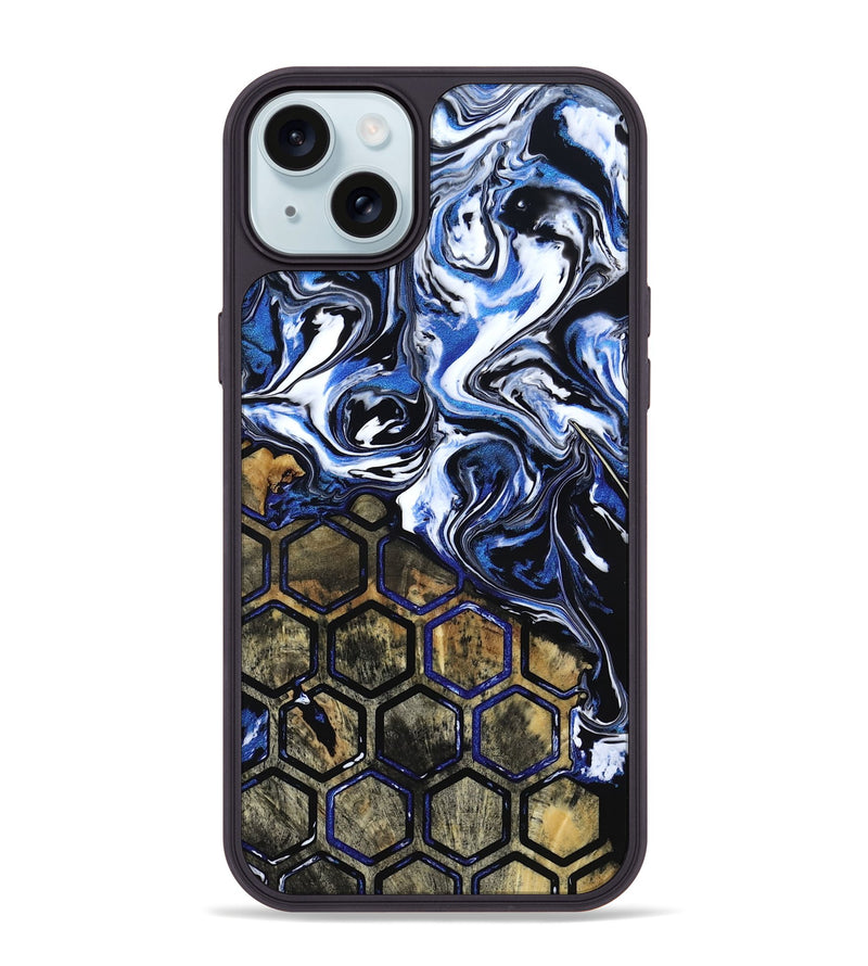 iPhone 15 Plus Wood Phone Case - Leisa (Pattern, 818416)