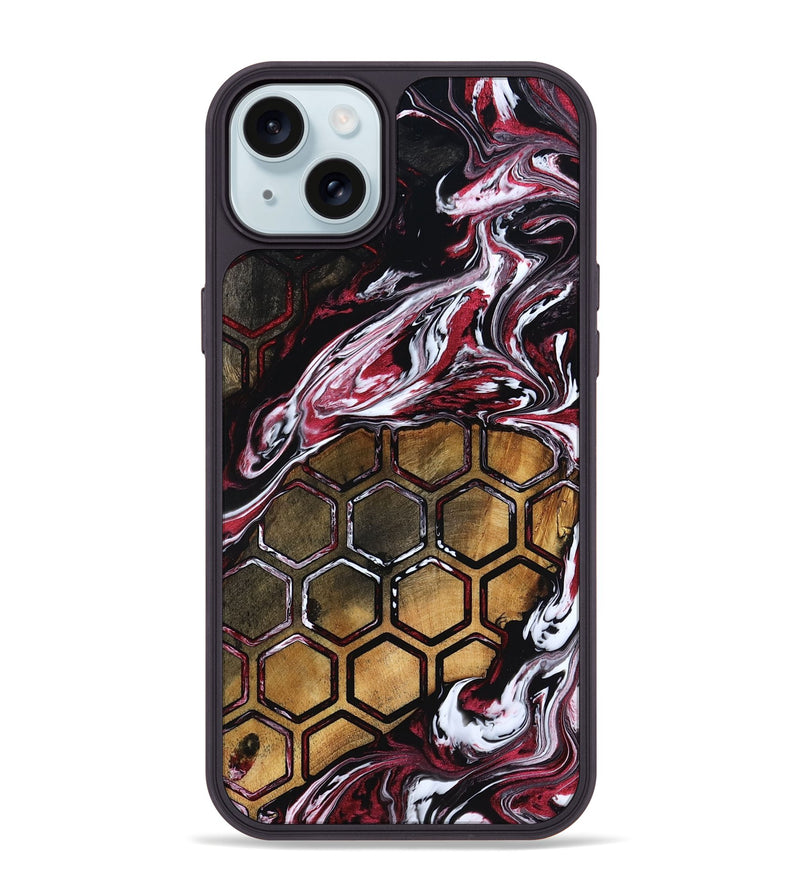 iPhone 15 Plus Wood Phone Case - Wesley (Pattern, 818417)