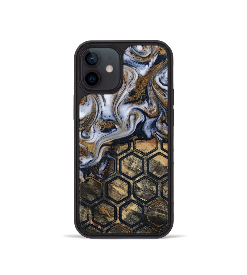 iPhone 12 mini Wood Phone Case - Amelie (Pattern, 818419)