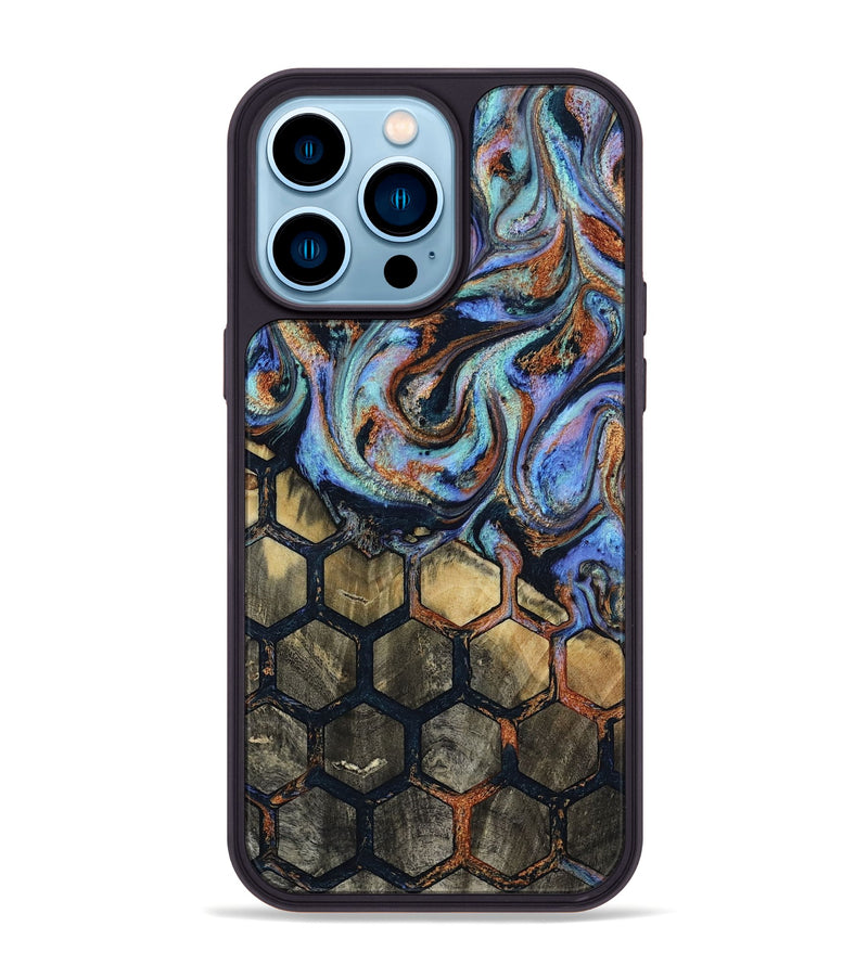 iPhone 14 Pro Max Wood Phone Case - Austyn (Pattern, 818424)