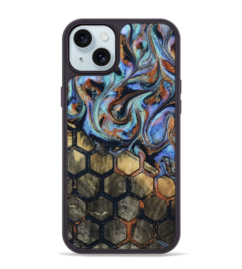 iPhone 15 Plus Wood Phone Case - Austyn (Pattern, 818424)