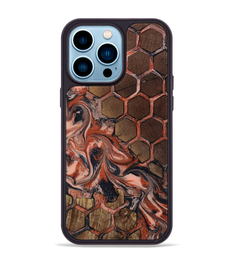 iPhone 14 Pro Max Wood Phone Case - Dionne (Pattern, 818428)