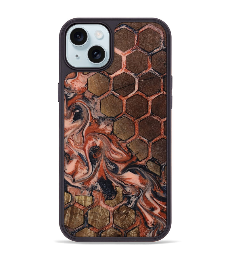 iPhone 15 Plus Wood Phone Case - Dionne (Pattern, 818428)