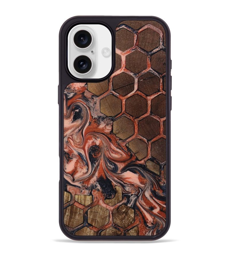 iPhone 16 Plus Wood Phone Case - Dionne (Pattern, 818428)