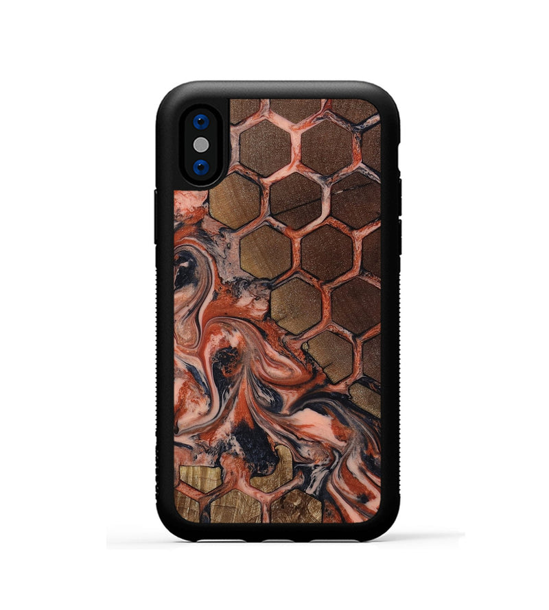iPhone Xs Wood Phone Case - Dionne (Pattern, 818428)