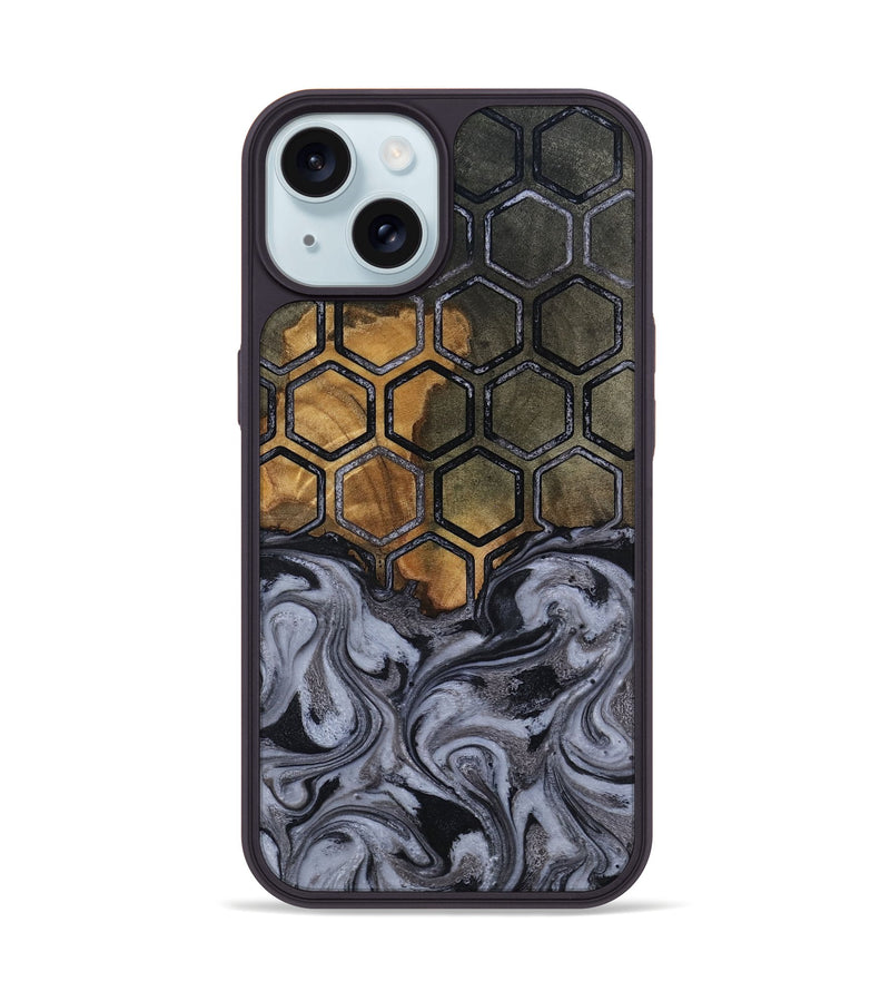 iPhone 15 Wood Phone Case - Caylee (Pattern, 818434)