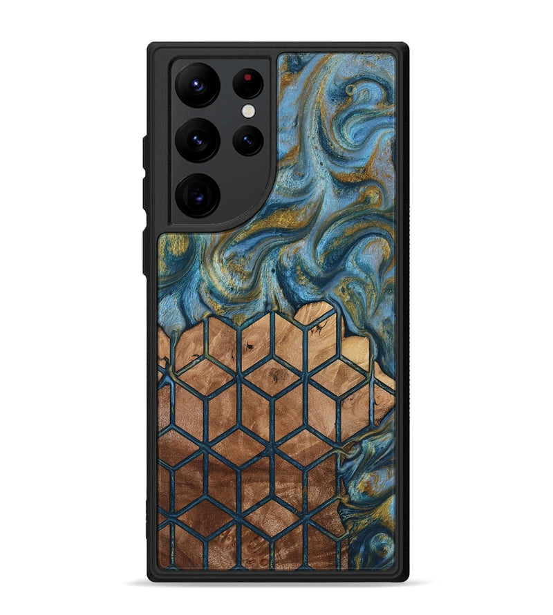 Galaxy S22 Ultra Wood Phone Case - Rubye (Pattern, 818436)