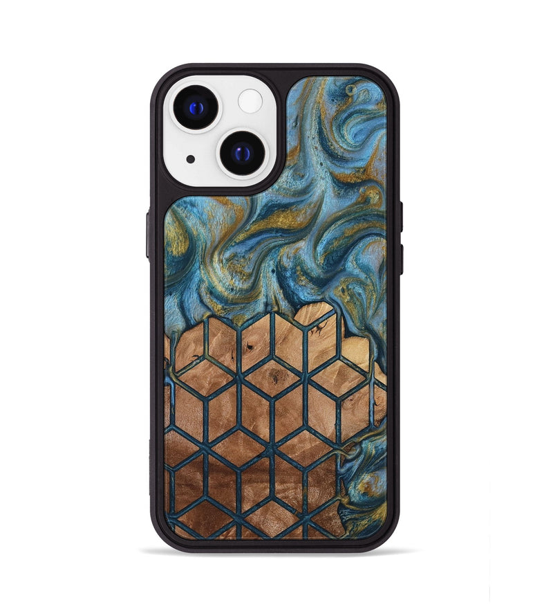 iPhone 13 Wood Phone Case - Rubye (Pattern, 818436)