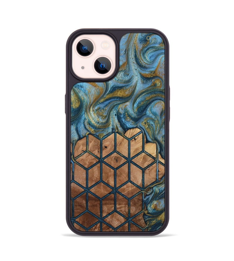 iPhone 14 Wood Phone Case - Rubye (Pattern, 818436)