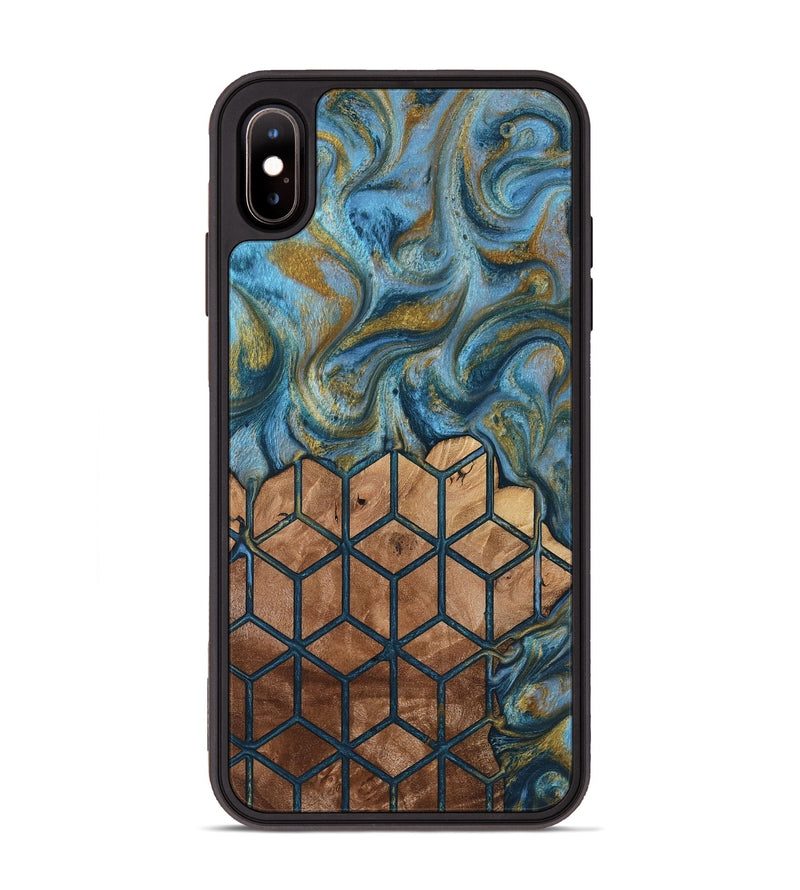 iPhone Xs Max Wood Phone Case - Rubye (Pattern, 818436)