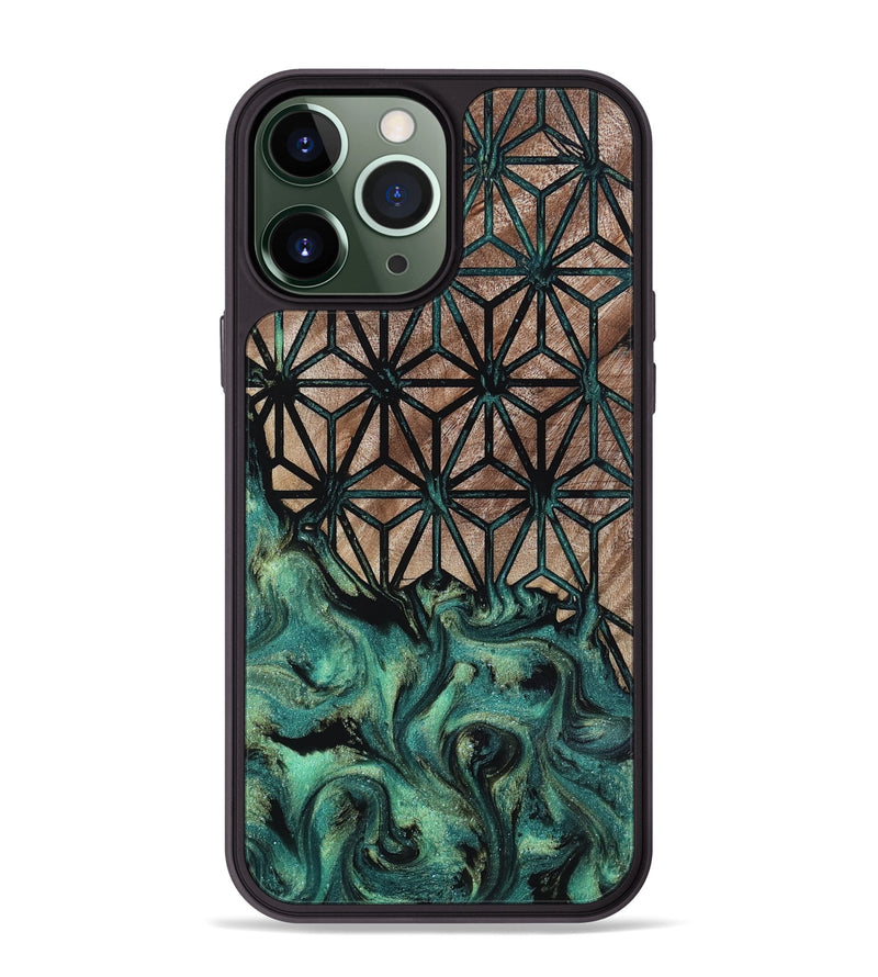 iPhone 13 Pro Max Wood Phone Case - Thad (Pattern, 818439)
