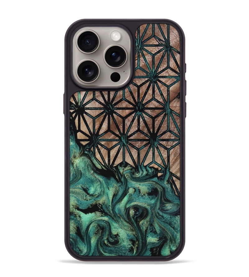 iPhone 15 Pro Max Wood Phone Case - Thad (Pattern, 818439)