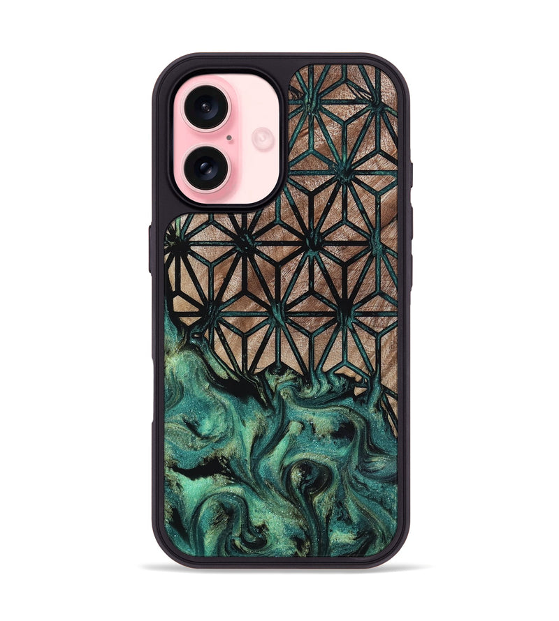 iPhone 16 Wood Phone Case - Thad (Pattern, 818439)