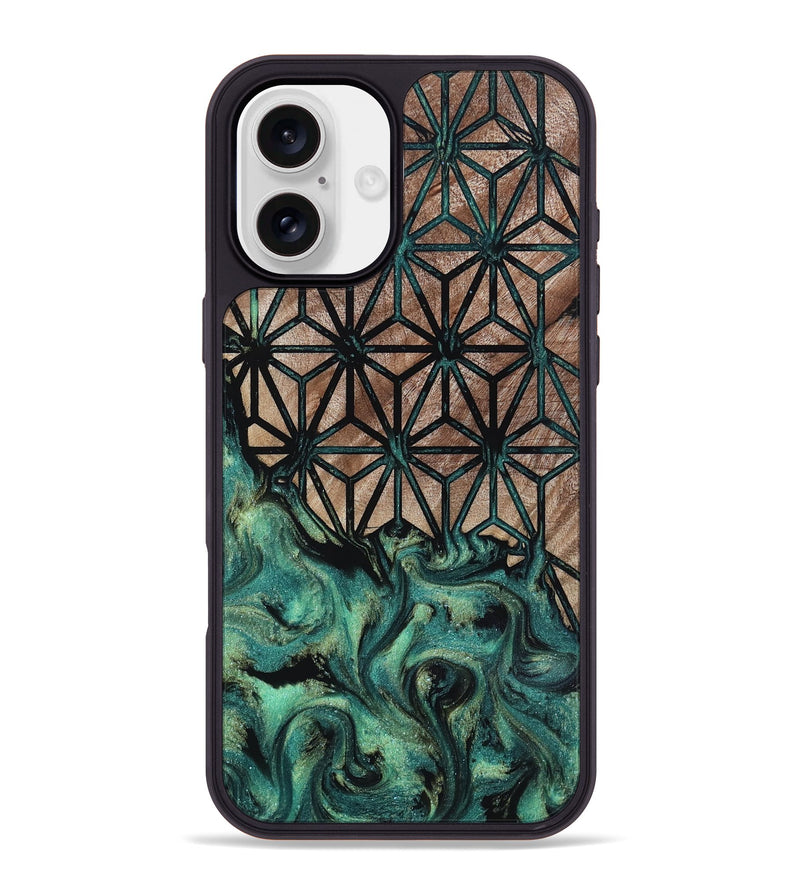 iPhone 16 Plus Wood Phone Case - Thad (Pattern, 818439)