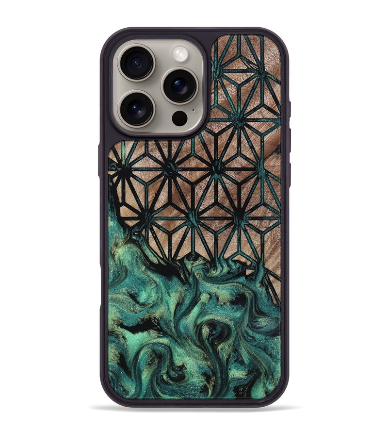 iPhone 16 Pro Max Wood Phone Case - Thad (Pattern, 818439)