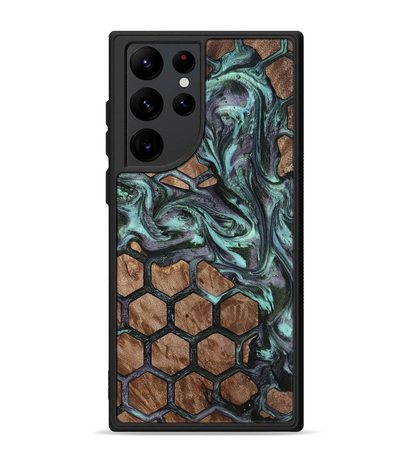 Galaxy S22 Ultra Wood Phone Case - Melissa (Pattern, 818440)