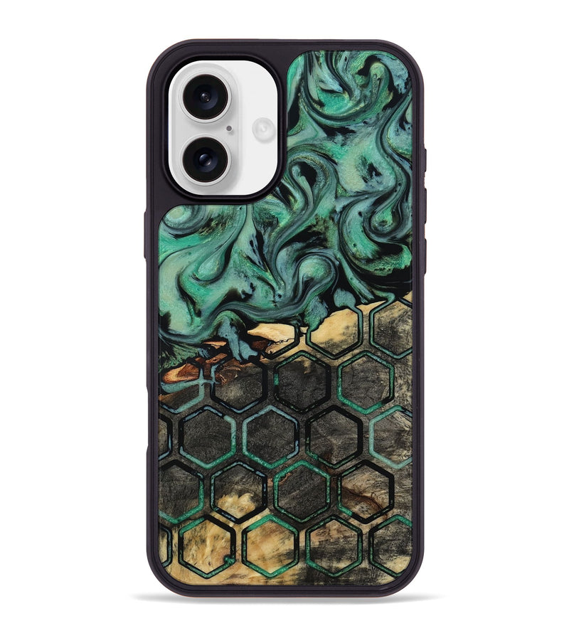 iPhone 16 Plus Wood Phone Case - Hillary (Pattern, 818442)