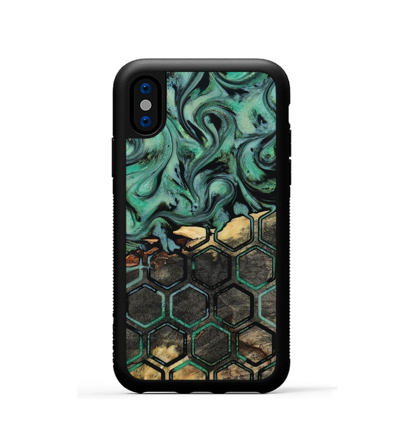 iPhone Xs Wood Phone Case - Hillary (Pattern, 818442)