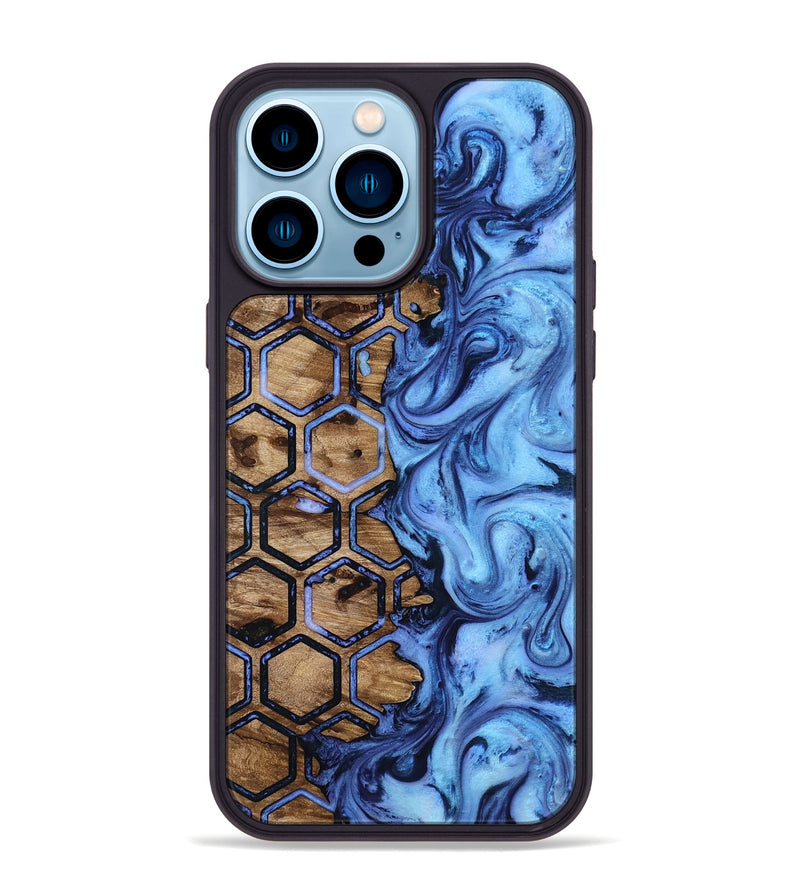 iPhone 14 Pro Max Wood Phone Case - Kiara (Pattern, 818443)