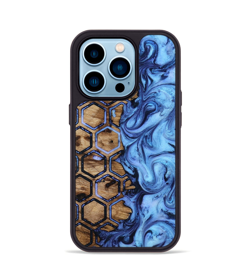 iPhone 14 Pro Wood Phone Case - Kiara (Pattern, 818443)