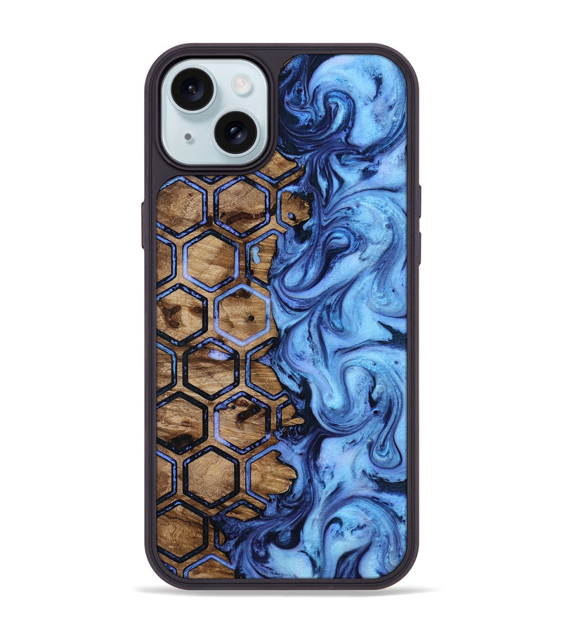 iPhone 15 Plus Wood Phone Case - Kiara (Pattern, 818443)