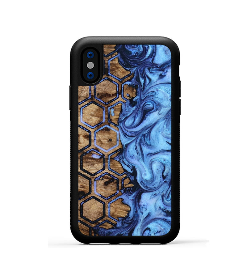 iPhone Xs Wood Phone Case - Kiara (Pattern, 818443)
