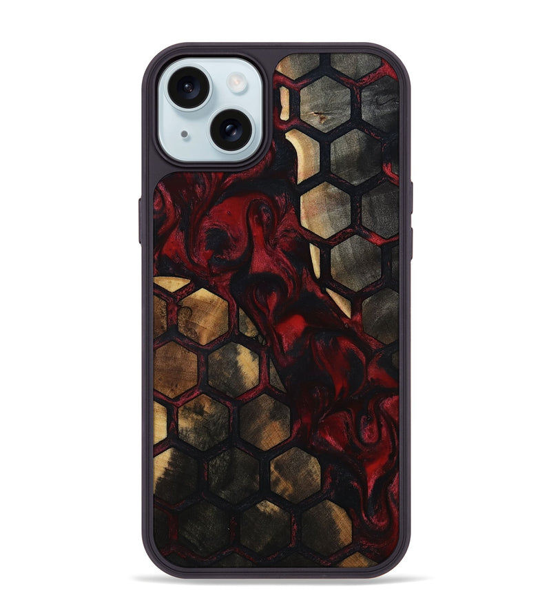 iPhone 15 Plus Wood Phone Case - Kelis (Pattern, 818445)