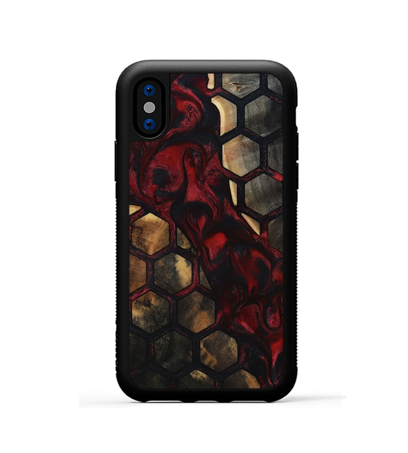 iPhone Xs Wood Phone Case - Kelis (Pattern, 818445)