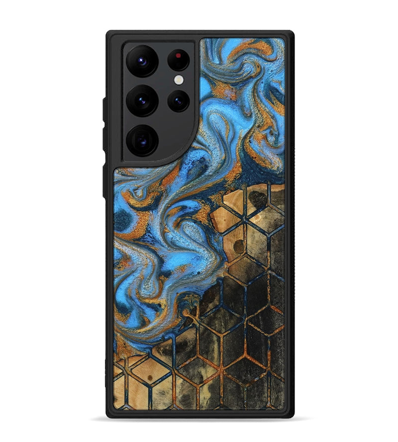 Galaxy S22 Ultra Wood Phone Case - Demond (Pattern, 818446)