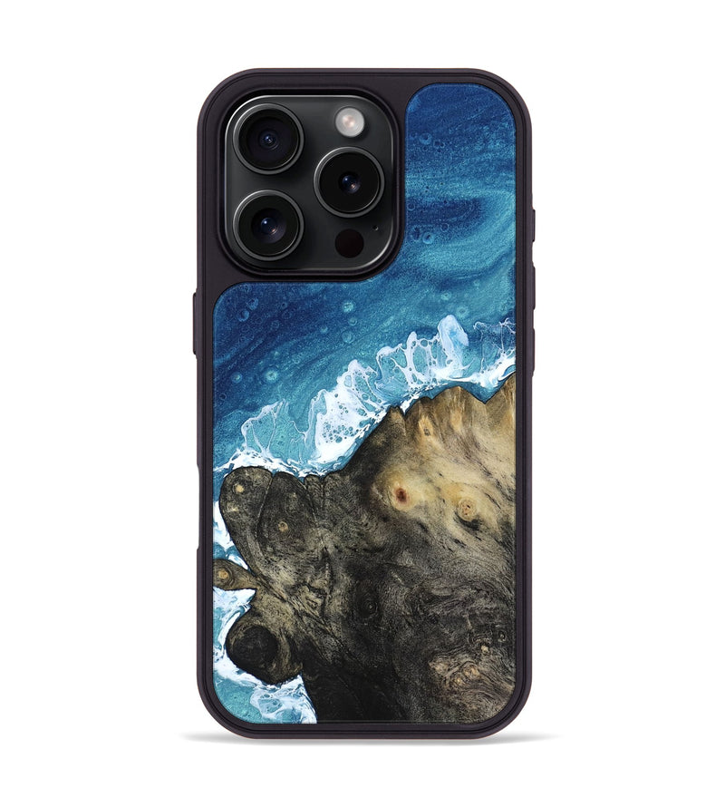 iPhone 16 Pro Wood Phone Case - Mat (Coastal, 818450)