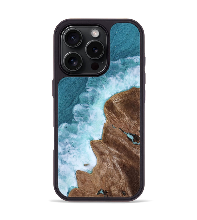 iPhone 16 Pro Wood Phone Case - Kayli (Coastal, 818454)