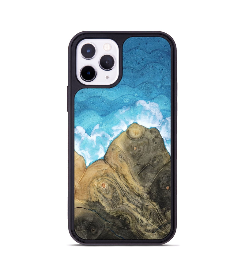 iPhone 11 Pro Wood Phone Case - Grey (Coastal, 818455)