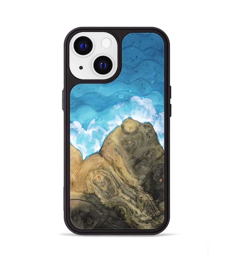 iPhone 13 Wood Phone Case - Grey (Coastal, 818455)