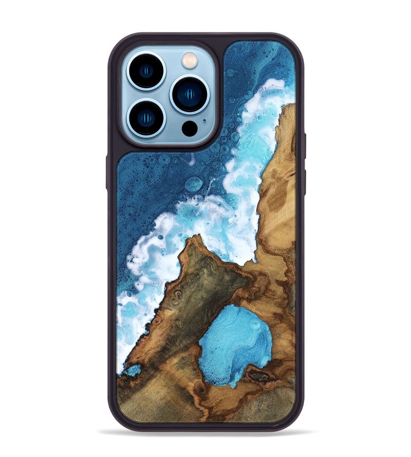 iPhone 14 Pro Max Wood Phone Case - Emmalee (Coastal, 818458)
