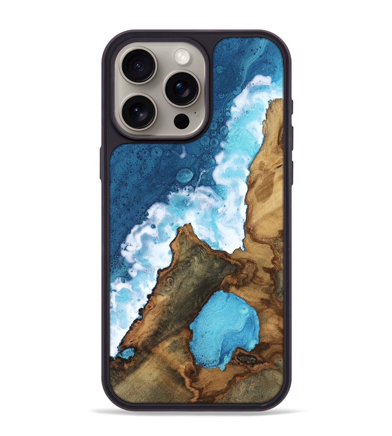 iPhone 15 Pro Max Wood Phone Case - Emmalee (Coastal, 818458)