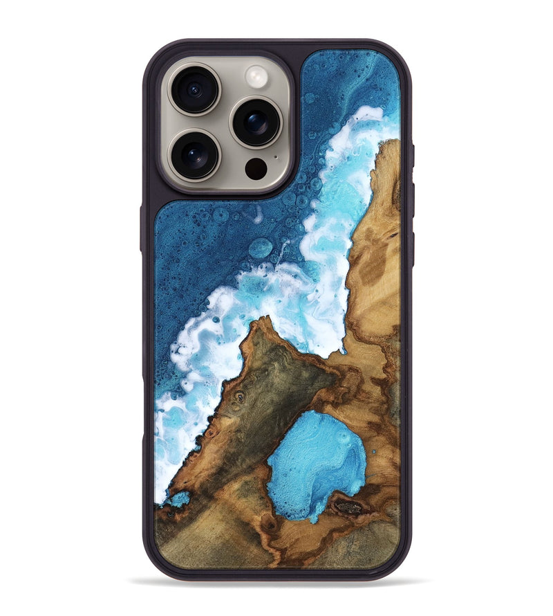 iPhone 16 Pro Max Wood Phone Case - Emmalee (Coastal, 818458)