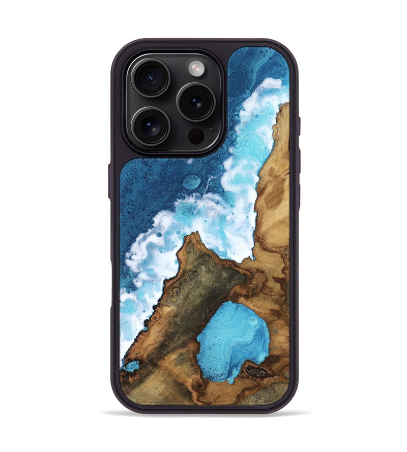 iPhone 16 Pro Wood Phone Case - Emmalee (Coastal, 818458)
