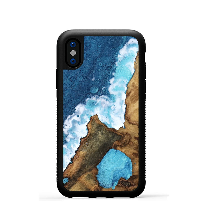 iPhone Xs Wood Phone Case - Emmalee (Coastal, 818458)