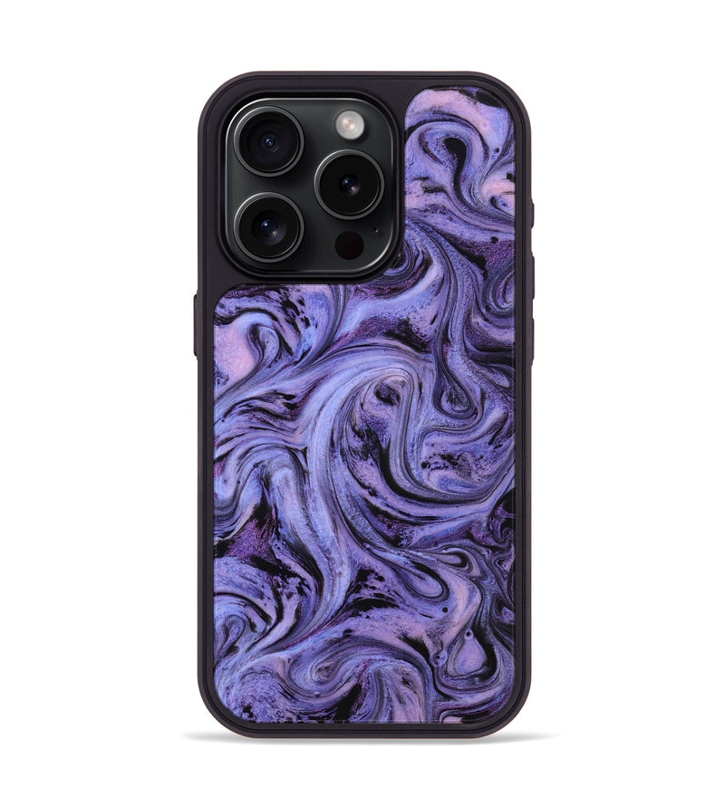 iPhone 15 Pro ResinArt Phone Case - Jaziel (Purple, 818461)