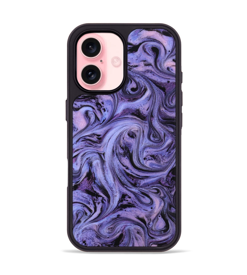 iPhone 16 ResinArt Phone Case - Jaziel (Purple, 818461)