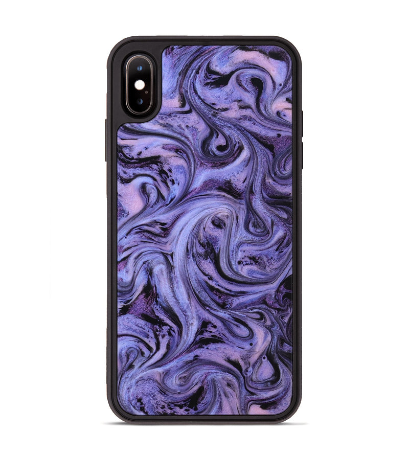 iPhone Xs Max ResinArt Phone Case - Jaziel (Purple, 818461)