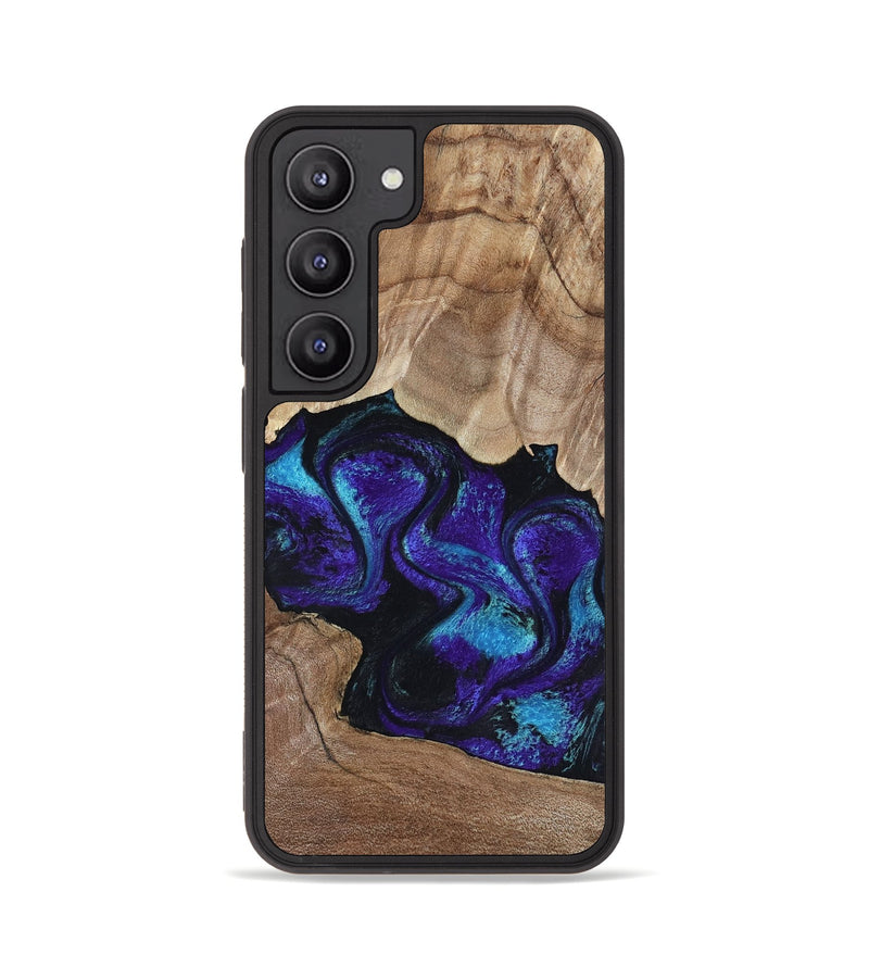 Galaxy S23 Wood Phone Case - Kristi (Purple, 818462)