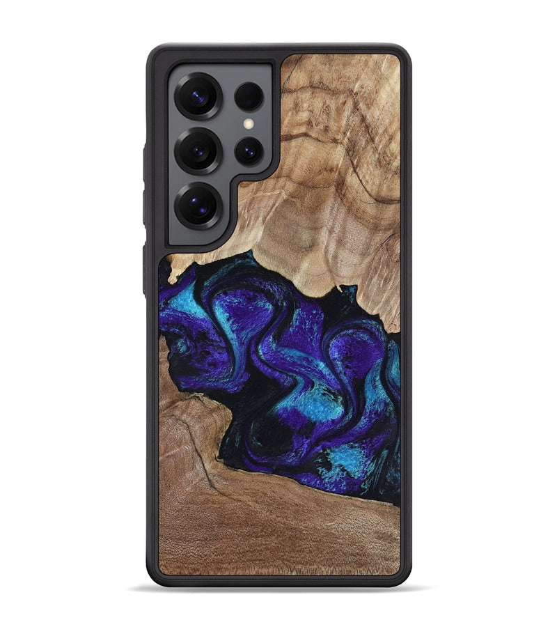 Galaxy S25 Ultra Wood Phone Case - Kristi (Purple, 818462)