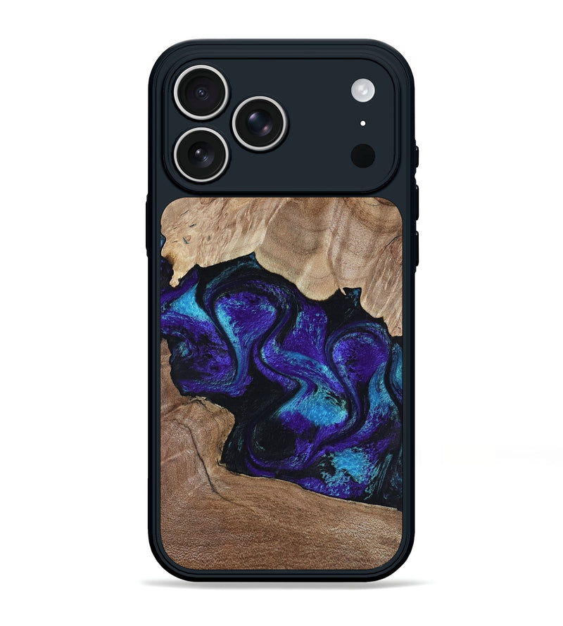 iPhone 17 Pro Max Wood Phone Case - Kristi (Purple, 818462)