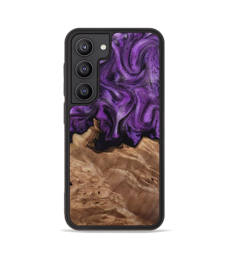 Galaxy S23 Wood Phone Case - Verdie (Purple, 818463)