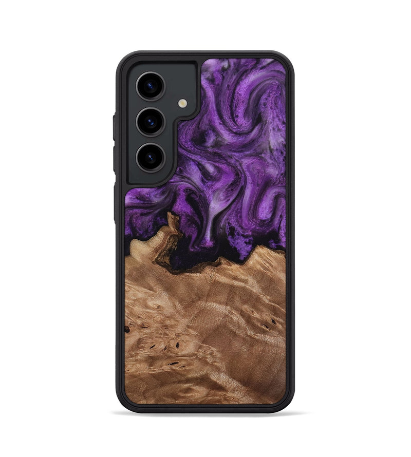 Galaxy S24 Wood Phone Case - Verdie (Purple, 818463)