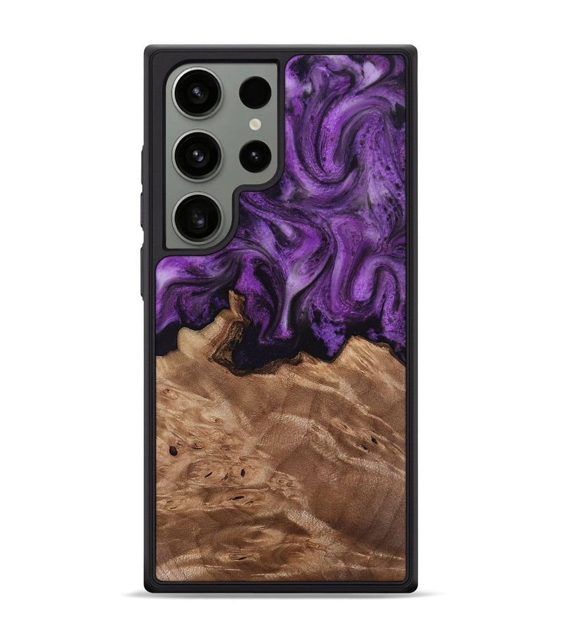 Galaxy S24 Ultra Wood Phone Case - Verdie (Purple, 818463)