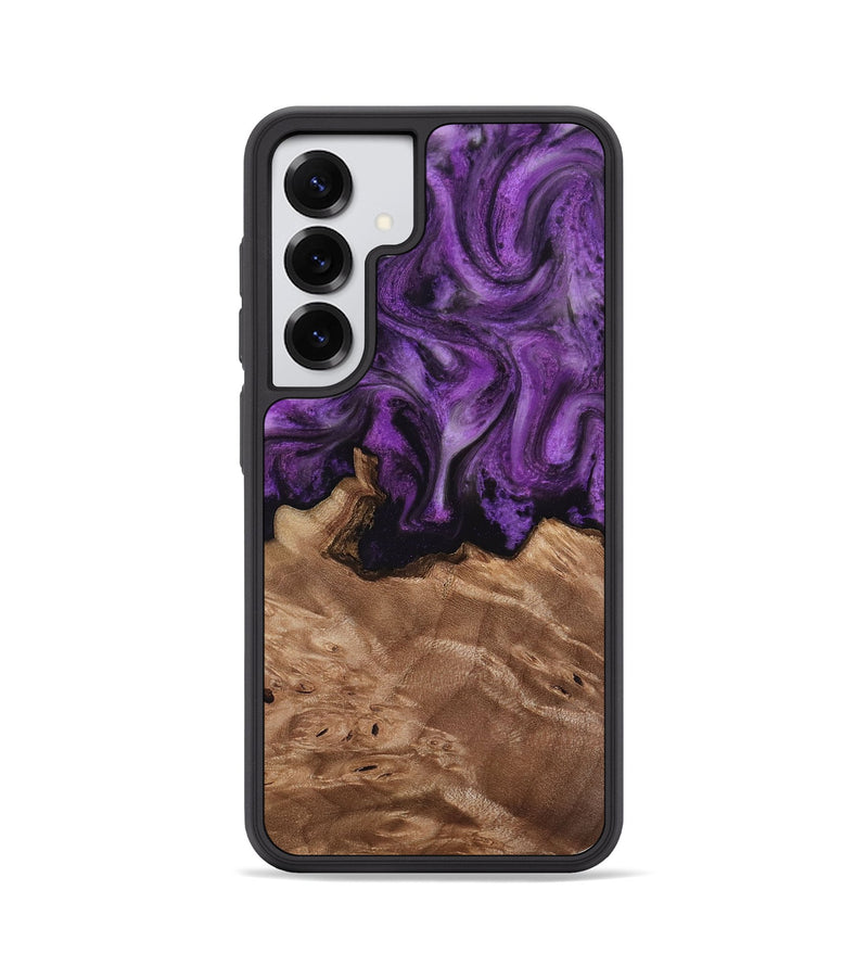 Galaxy S25 Wood Phone Case - Verdie (Purple, 818463)